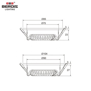 Hidrocis — projecteur led COB en aluminium durable, lampe <span class=keywords><strong>spot</strong></span> très fine, IP65, anti-éblouissement, réglable, pour usage domestique - Product Image 6