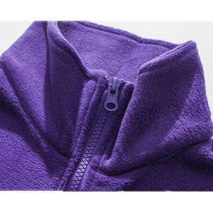IGift RPET Reciclar Plásticos Respetuoso con el medio ambiente Unisex Logotipo Impreso Púrpura Polar Fleece Vintage Oversize sudadera con cremallera - Product Image 2