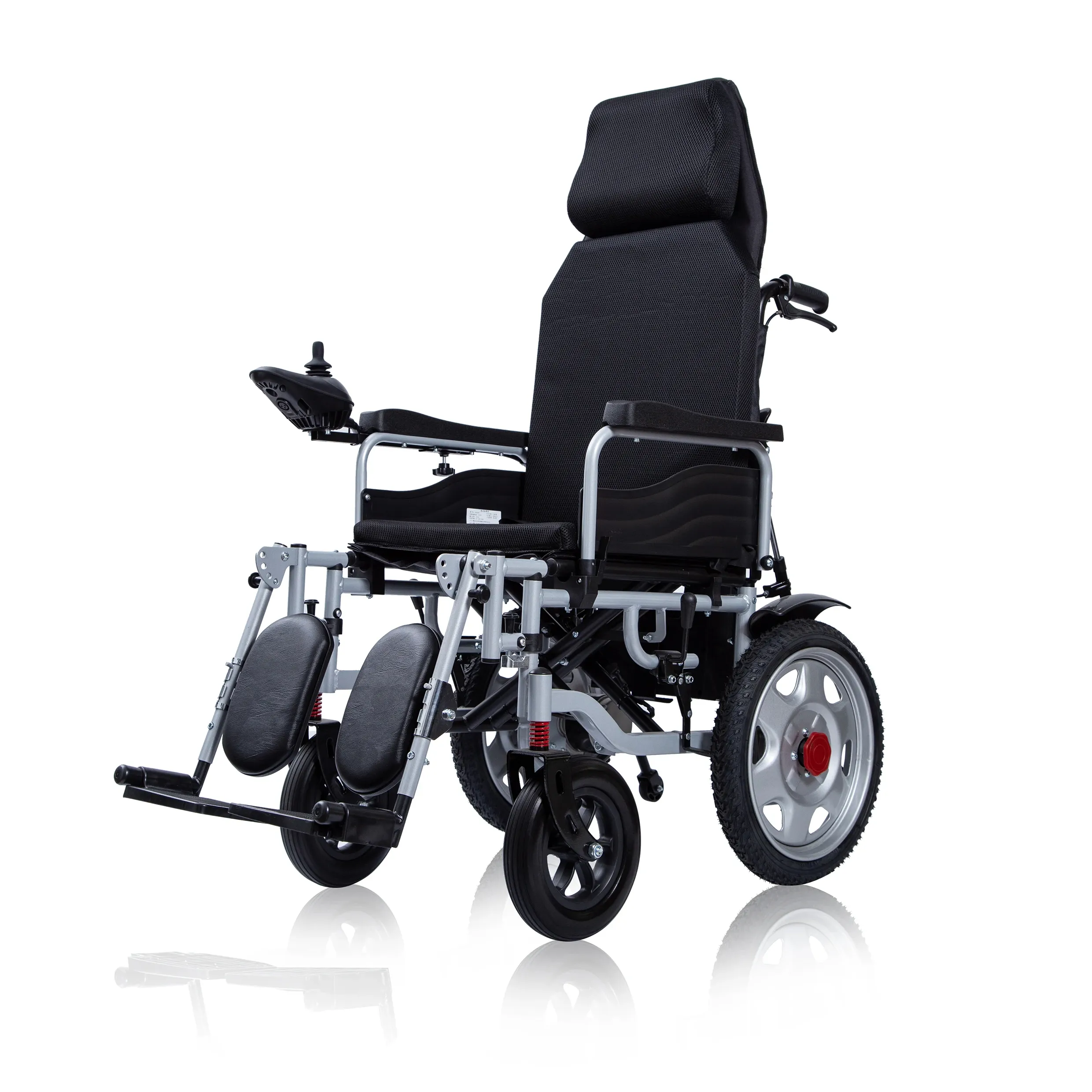 2023 Best Selling Reclining Electric wheelchair with high backrest and lying flat chair with wheels for disabled