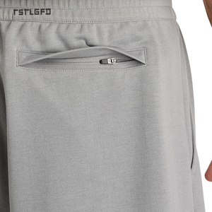 Shorts en coton pour hommes OEM, grande taille, respirants, taille élastique, tissu jersey épais, certifiés GOTS, personnalisables, style minimaliste, été - Product Image 4