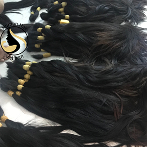 100% Vierge Vietnam Remy Cheveux Extension En Vrac 10A Droite Cheveux Bruts Non Transformés - Product Image 6