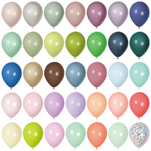 Palloncini in Lattice da 12 Pollici Colorati Metallizzati Ecologici per Dolci Feste <span class=keywords><strong>di</strong></span> Matrimonio e Bambini - Product Image 4