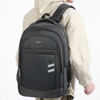 Sac à dos pour ordinateur portable grande capacité avec logo personnalisé, respirant, pour étudiants, voyages d'affaires, hommes