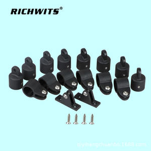 Zhibo 16-Piece Set Marine Hardware Black Nylon Slipper <b>Cap</b> with <b>Mountain</b>-Shaped Seat Kayak/Inflatable Boat Sunshade - Product Image 3