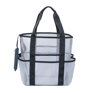 Beach Toiletries Bag Large Capacity Rectangle Travel Vacation Stripes Pattern <b>Shower</b> Essentials <b>Storage</b> Organizer - Product Image 5