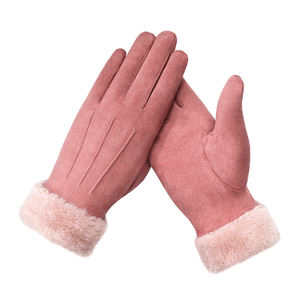 <b>Women</b> Winter <b>Skiing</b> Fashion Outdoor Warm Touch Screen Soft Windproof Lined Thick Cotton/Spandex <b>Gloves</b> - Product Image 2