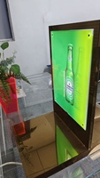 Support d'affichage lumineux LED en acrylique moderne personnalisé avec montage facile pour la signalisation publicitaire et la promotion en magasin de détail
