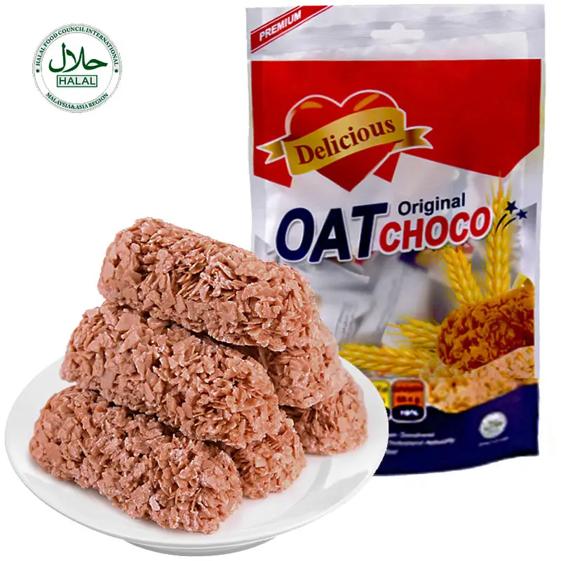 Vegan Halal Kacang Energi Oat Bar Makanan Bertahan Hidup Protein Tinggi Susu Susu Susu Choco Batang Oat Organik Produksi Makanan Ringan Bebas Gula