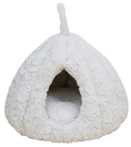 Lit pour chat apaisant Rose Hut Pet Pals, doux et moelleux, anti-anxiété, à fixer à un arbre à chat, lavable, cachette DIY pour chat - Product Image 4