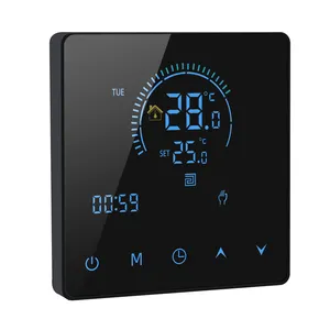 Tuya Home WiFi Smart Underfloor Electric Heating Thermostat Wireless Digital Display Touch Screen Temperature Controller