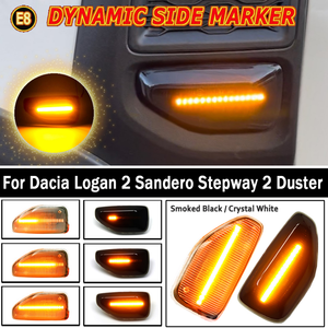 2 Indicatori di Direzione Dinamici per Dacia Logan 2, <span class=keywords><strong>Sandero</strong></span> 2, Duster, Renault <span class=keywords><strong>Stepway</strong></span>, Lampada Laterale Sequenziale - Product Image 5