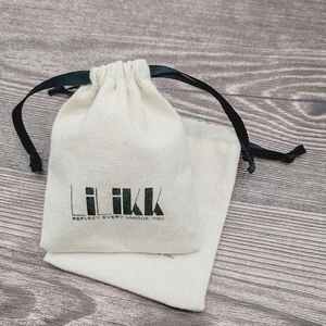 Customized Logo Print Organic Dust Bag Recyclable Cotton <b>Drawstring</b> <b>Pouch</b> Small Cotton <b>Drawstring</b> Jewelry <b>Pouch</b> Bag With Ribbon - Product Image 6