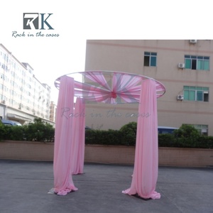 Kits de tubos ajustables al por mayor y telones de fondo para decoración de stands de ferias comerciales y bodas - Product Image 6