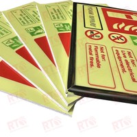 Cinta adhesiva autoadhesiva fotoluminiscente imprimible UV de alta visibilidad, película reflectante de vinilo que brilla en la oscuridad