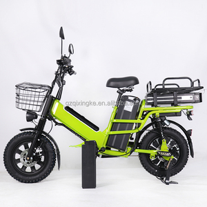 Bicicleta Eléctrica de Doble Batería de Litio, Económica, 48V 60V 500W 1000W, Largo Alcance, para Entrega de Carga, 50~55km, Alta Velocidad - Product Image 2