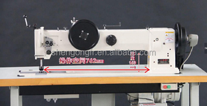 SHENPENG DS221-762 Long Arm Twin Needle <b>Walking</b> Foot Industrial Sewing <b>Machine</b> <b>for</b> Tents - Product Image 3