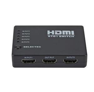 <span class=keywords><strong>HDMI</strong></span> chuyển đổi thông minh <span class=keywords><strong>5</strong></span>-<span class=keywords><strong>Port</strong></span> 5x1 3D với IR RF từ xa hỗ trợ 4K đầy đủ HD1080P <span class=keywords><strong>HDMI</strong></span> Switcher - Product Image 3