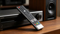 Control Remoto por Voz Multifuncional y Duradero de Plástico ABS, Código Fijo 2.4G 20m, para TV, Proyector, Pantalla Inteligente, Audio RCT9045