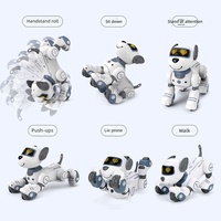 Chien robot interactif vocal intelligent transfrontalier, sensible au toucher, chantant et dansant, programmable, télécommandé, jouet éducatif