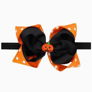 Diadema <span class=keywords><strong>de</strong></span> <span class=keywords><strong>Calabaza</strong></span> para Niños, <span class=keywords><strong>Disfraz</strong></span> <span class=keywords><strong>de</strong></span> Halloween, Diadema Elástica con Lazo, Diadema <span class=keywords><strong>de</strong></span> Halloween para Niños, Venta al por Mayor para Comercio Exterior - Product Image 3
