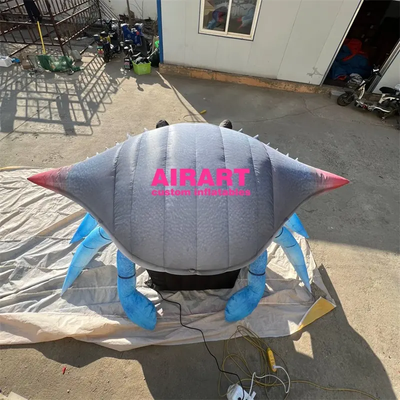 Decoração personalizada da arte da fabricação balão inflável do caranguejo do mar para venda