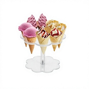 Support à cornets de glace en acrylique de qualité supérieure, design unique, taille et forme personnalisées, vente en gros - Product Image 1