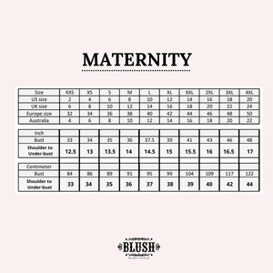 Vestido de Maternidad con Diseño de Mariposa # 7017 - Product Image 6