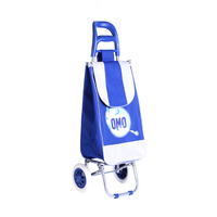 Usine En Gros Populaire Pliant Escalade Roue D'escalier Oxford Sac Pas Cher Portable Mini Shopping Supermarché Bagages Chariot Chariot