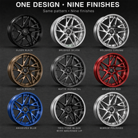 Jantes forgées noires à 10 rayons, 3 pièces, 19x9.5 5x120 ET35 6061 T6, jantes profondes personnalisées pour Audi