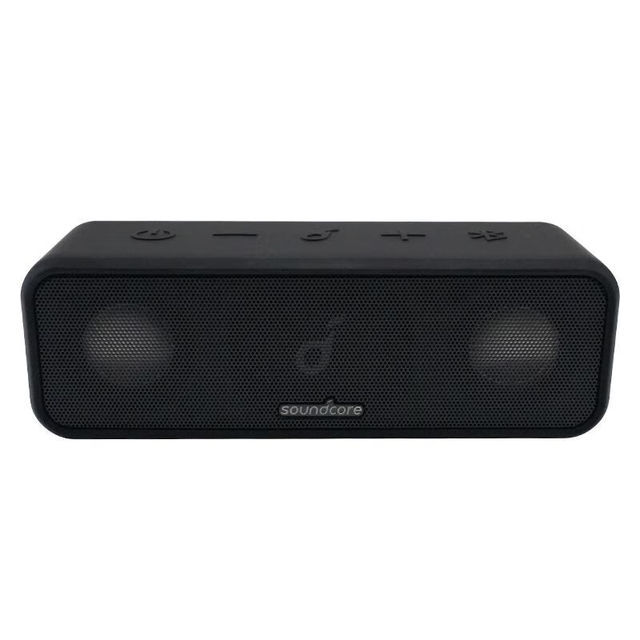 Soundcore 3 by Anker Portable Bluetooth Speaker Wireless IPX7 Waterproof 24H Playtime for Days Out
