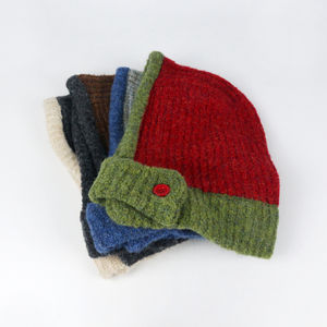 Cagoules de sports de <span class=keywords><strong>ski</strong></span> d'hiver décorées de chaleur avec logos personnalisables Cagoule en polaire tricotée Masque facial - Product Image 2