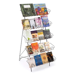 Estantería Metálica de 5 Niveles, Plegable por Ambos Lados, Colores Personalizables, Acabado con Recubrimiento en Polvo, Ecológica, con Estantes Abiertos, para <span class=keywords><strong>Supermercado</strong></span> - Product Image 4