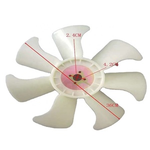 Excavator Parts PC30-<b>7</b> 3D84 Engine Fan Blade Cast <b>Iron</b> - Product Image 1