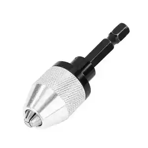 שינוי מהיר Keyless מקדח צ 'אק 0.3-6.5mm Hex Shank מתאם ממיר כלי תרגיל צ' אק