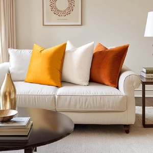 Housse de <span class=keywords><strong>coussin</strong></span> décorative en velours 50x50cm <span class=keywords><strong>coussin</strong></span> doux pour canapé-<span class=keywords><strong>lit</strong></span> chaise noël Halloween décor - Product Image 2