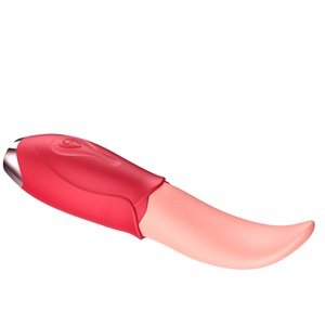 Krachtige tongvibrator voor vrouwen - <span class=keywords><strong>G</strong></span>-<span class=keywords><strong>spot</strong></span> en clitoris stimulator van siliconen+ABS, IPX-5 waterdicht, USB oplaadbaar, voor volwassenen. - Product Image 2