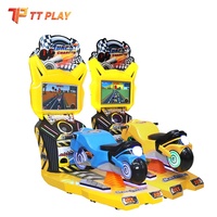 Simulateur de course de moto d'intérieur pour enfants de haute qualité, machine de jeu d'arcade à monnayeur, 1 joueur, en plastique, version anglaise