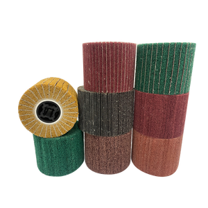 Roues à lamelles pour machine à polir le métal haute dureté, rouleaux de polissage OEM, diamètre 120 mm, épaisseur 100 mm - Product Image 1