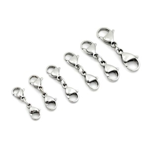 Rose Gold Double Opening <strong>Lobster</strong> Extender Necklace Clasp Connector Bracelet Extension Clasps for DIY <strong>Jewelry</strong> Making Women Girls - Product Image 3