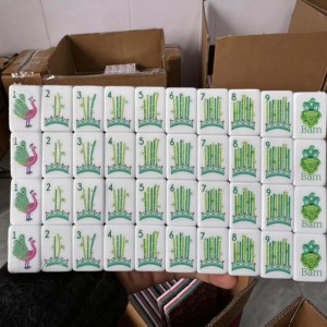 Juego de Mahjong Americano Personalizado con Diseño de Caparazón de Tortuga, Juego de Mahjong Acrílico con Patrón de Caparazón de Tortuga, Juego de Mahjong Hecho a Mano - Product Image 5
