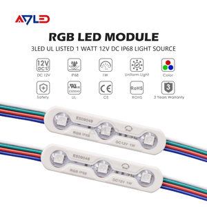 โมดูลไฟ LED 200 ชิ้น 12V 5050 SMD 3 ดวง เปลี่ยนสีได้ RGB ระดับการป้องกันน้ำ IP68 ปรับความสว่างได้ 1W Ra80 สำหรับตกแต่งบ้าน สวน งานคริสต์มาส งานแต่งงาน งานปาร์ตี้ ตัวอักษร - Product Image 2
