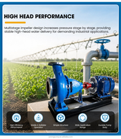 Pompe à eau centrifuge haute pression 16HP pour puits profonds et systèmes d'irrigation agricole