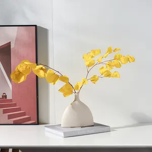 Modern Nordic Style Luxury Porcelain Ornament Home Decoration Table Centerpieces Vase Creative Ceramic Flower Vase Set