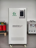 Stabilisateur de tension triphasé 75 kVA 60 kVA 380 V 400 V CA, régulateur de tension automatique réglable pour usine