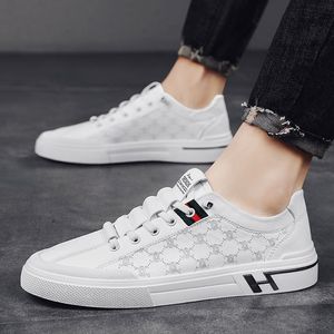 Nuova Tendenza Autunnale: Sneakers Casual da <span class=keywords><strong>Uomo</strong></span> con Lacci, Stile Coreano, <span class=keywords><strong>Bianche</strong></span>, per Sport all'Aperto, con Fodera in Rete - Product Image 3