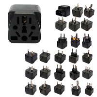 Adaptateur de voyage universel avec impression de logo gratuite, neuf, certifié CE, pour l'Allemagne, la France, l'Islande