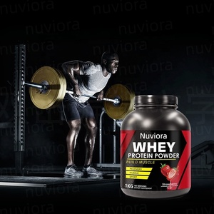 OEM Private Label Whey <strong>Protein</strong> <strong>Powder</strong> 1KG Bulk Strawberry Flavor Muscle <strong>Recovery</strong> Mass Gainer Gym Supplement Wholesale - Product Image 4