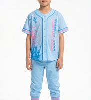 Maillots de baseball personnalisés légers Tonton Factory, uniformes de baseball vierges, vêtements de baseball et de softball pour jeunes.