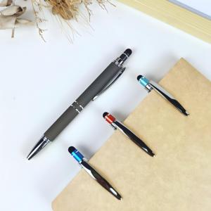 Hot bán khuyến mại New 2 trong 1 đa chức năng Stylus mềm màn hình cảm ứng Bóng bút bút bi bút với biểu tượng tùy chỉnh - Product Image 4