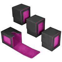 Juzi – Tapis de jeu de table portable en cuir PU, coins carrés, écologique, durable, motif denim, pour plus de 100 cartes à manchon individuel YUGIOH TCG